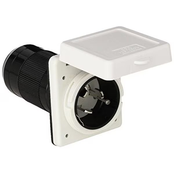 Valterra Products VLPA10-50INVP 50A Power Inlet; White, Valterra, Mfr#: VLPA10-50INVP